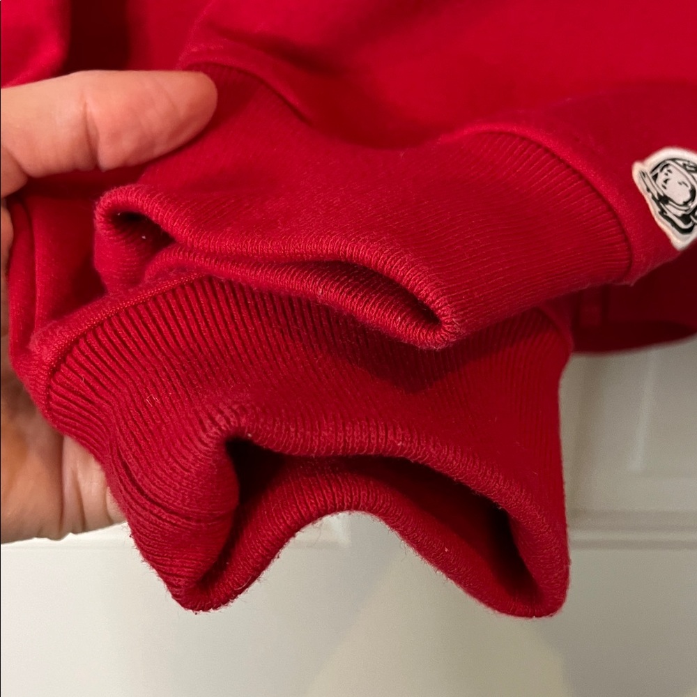 Billionaire Boys Club Red Full Zip Hooded Sweatshirt - Size Medium - Picture 11 of 15